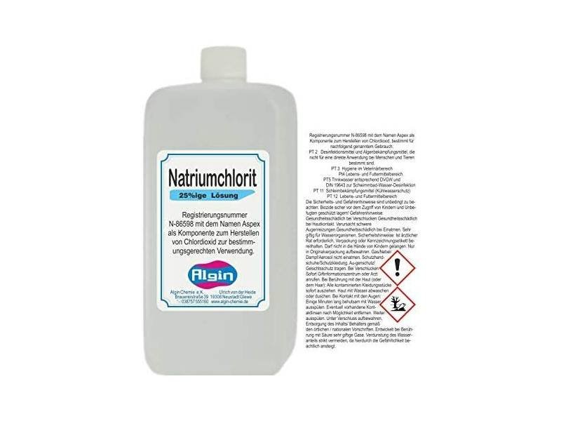 Natriumchlorit 25 % - 25 l Kanister - CAS 7758-19-2